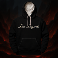 Leo Legend Hoodie — Cool Lion Graphic Pullover for Zodiac Fans